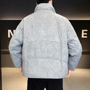 2025年冬男微宽松立领压花标50羽绒服A230-6612-P205（控299）图片