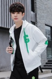 2025男款微落肩大字母刺绣休闲连帽夹克A230-2023-P150（控198），男装夹克，电商A230