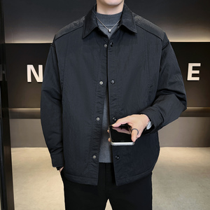2025年冬男微宽松标90韩系衬衫式羽绒服A230-8131-P265(控365)图片