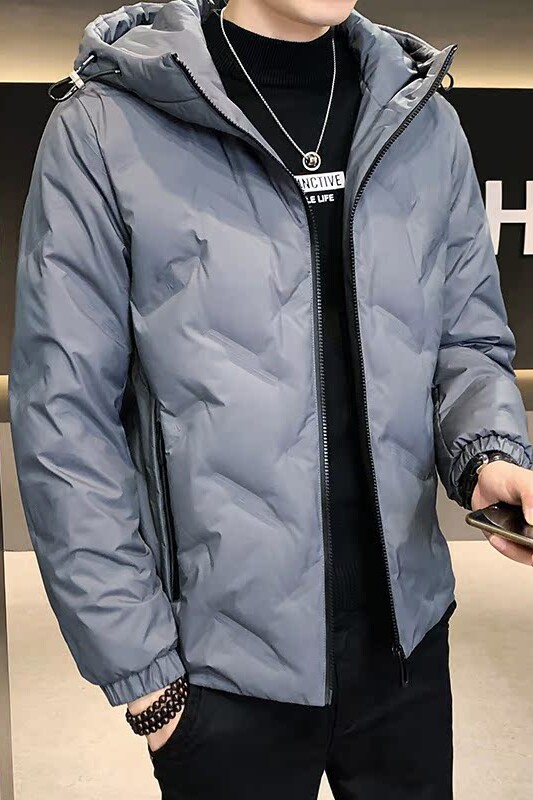 2025冬季男标90连帽压花休闲保暖羽绒服A230-K002-P195(控290),男装羽绒服,电商A230