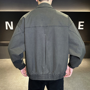 2025秋款韩版宽松休闲百搭工装夹克外套男A230-95506-P125(控168)图片