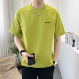 GENIOLAMODE男士短袖T恤夏季宽松凉感潮牌日系高级感休闲半袖体恤，男装T恤，电商A230