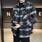 2025年冬男微宽松牛仔衬衫领标90羽绒服A230-5885-P259(控359)，男装衬衫，电商A230
