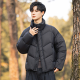 2026冬男微宽松立领标90泡芙穿刺羽绒服A230-2577-P299(控399)，男装羽绒服，电商A230