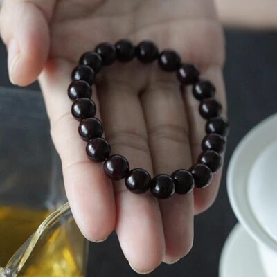 老料金星小叶紫檀手串男女收藏级