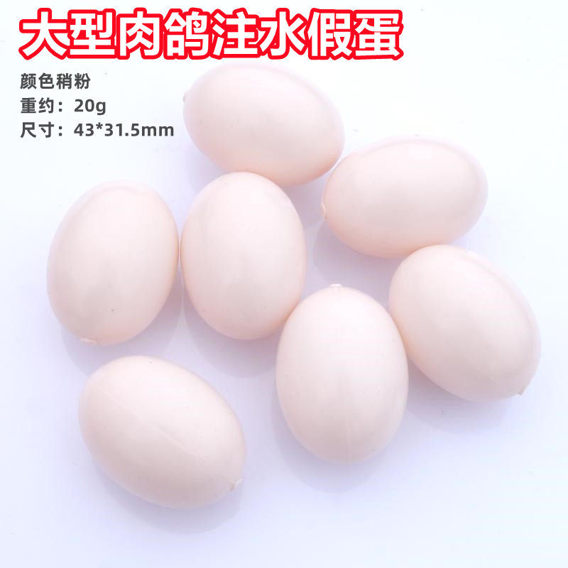 假信鸽蛋鸽子引产蛋鸽子蛋肉鸽注水假蛋信鸽实心塑料假蛋注水假蛋