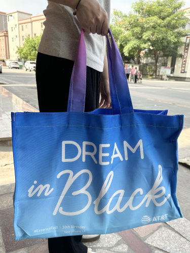 外单组合周边dream in black渐变色大号单肩包托特包手提袋购物袋