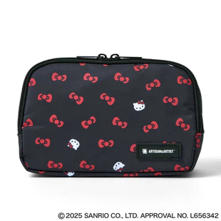 日杂附录化妆包 KT猫咪可爱收纳包小号便携拉链包 化妆刷包洗漱包