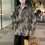 抖音春秋夹克外套小香风男大码银潮流男装外套JK2024，男装夹克，四季星座303A