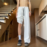 2025夏季港风垂感舒适休闲裤男潮流大码直筒裤K1346P25，男装休闲裤，四季星座303A