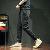 男士运动裤休闲裤子长裤秋冬灯芯绒束脚裤学生9分裤牛仔裤K888，男装牛仔裤，四季星座303A