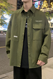 JK2025男士外套衬衫长袖衬衣春秋冬装夹克工装上衣服常规30加厚40，男装夹克，四季星座303A