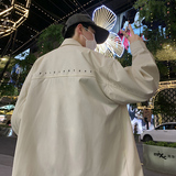 jk2025长袖衬衫男春秋季外套秋装衬衣青少年学生潮牌夹克上衣服，男装夹克，四季星座303A
