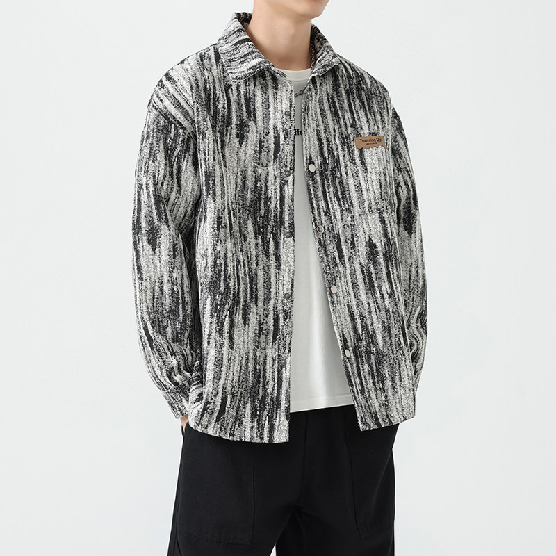 男装夹克男奢侈风新款外套衣服潮牌上装春季新款JK2024,男装夹克,四季星座303A