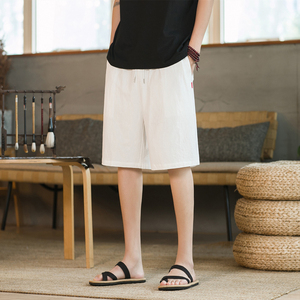 短裤男外穿夏季潮流韩版百搭宽松休闲裤潮牌ins运动速干5分裤K600图片
