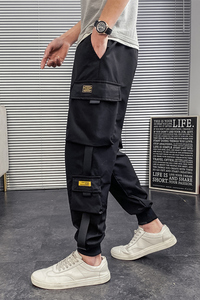 2022春款男休闲裤束脚裤运动裤哈伦裤子九分裤工装长裤 K15-P25图片