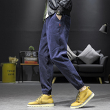 加绒P28/常规23男休闲裤束脚裤运动灯芯绒长裤秋冬裤哈伦裤K888，男装卫衣，四季星座303A