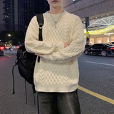 MY8267毛衣男冬季宽松慵懒高级感男生线衣美式休闲男常规37加绒47，男装针织衫/毛衣，四季星座303A