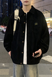 灯芯绒衬衫男秋冬加绒加厚宽松美式潮流外套JK2022常规30加绒40，男装夹克，四季星座303A