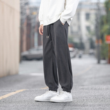 常规P18元加绒P25男士灯芯绒潮牌束脚裤运动裤休闲长裤K2819，女装休闲裤，四季星座303A