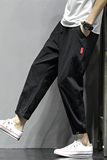 男士棉麻裤子20新款潮直筒休闲长裤宽松亚麻九分运动男裤K383P25，男装休闲裤，四季星座303A
