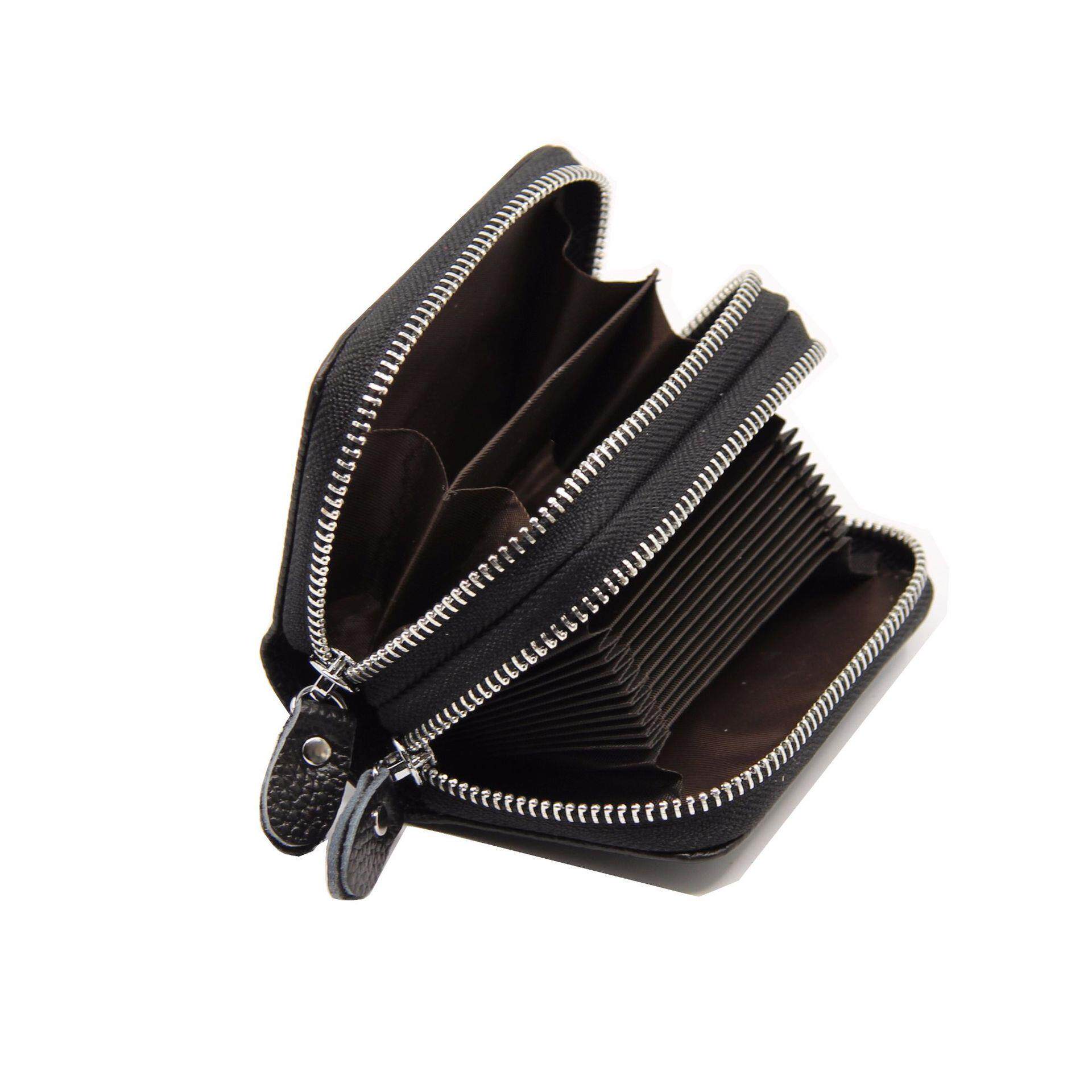 INS LADY CASUAL ZIPPER FEMALE UNIVERSAL NEUTRAL COIN PURSE FOREIGN TRADE DOUBLE RFID ANTI-SCAN ORGAN CARD BAG MALE