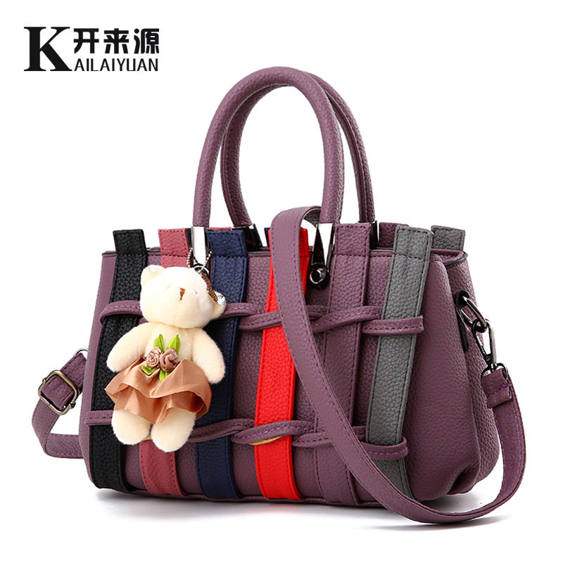 WOMENS BAG 2018 NEW BAG WOMENS LARGE CAPACITY SOFT ELEGANT KOREAN FASHION WOMENS BAG CROSS-BODY SHOULDER HANDBAG