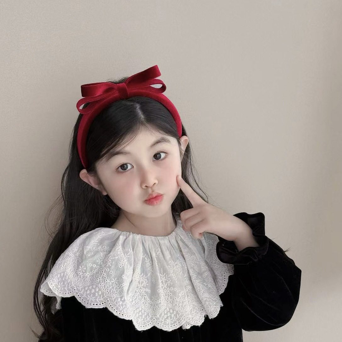 新年款丝绒酒红蝴蝶结儿童发夹发圈发箍头箍发卡皮筋,童装/婴儿装/亲子装,发饰,淘宝优惠券,粉丝福利购,淘宝优惠卷