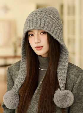 东北哈尔滨雪乡长白山防寒帽子