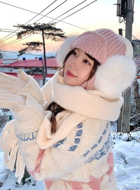 东北哈尔滨雪乡长白山防寒耳套