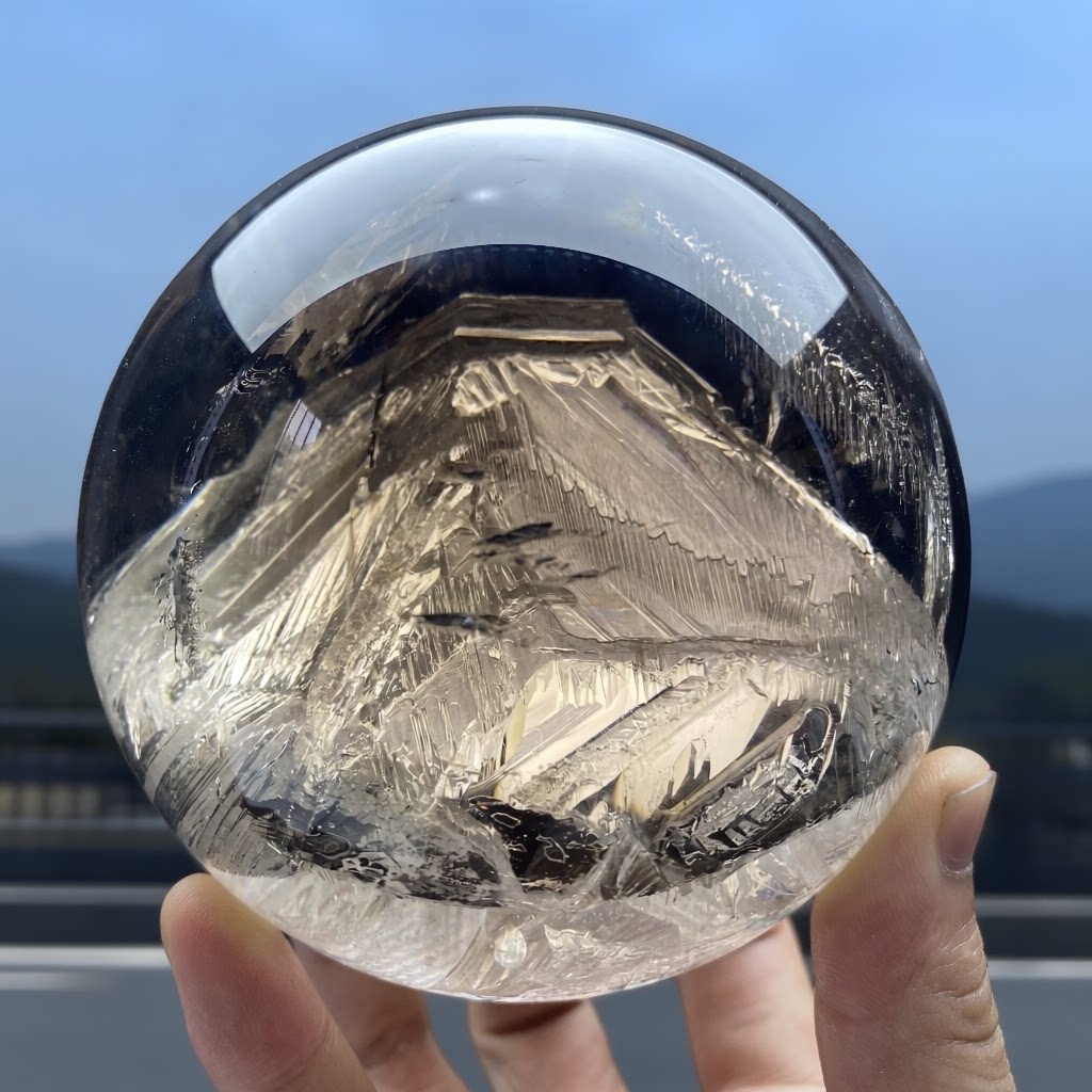 马达加斯加骸骨水胆高能量摆件