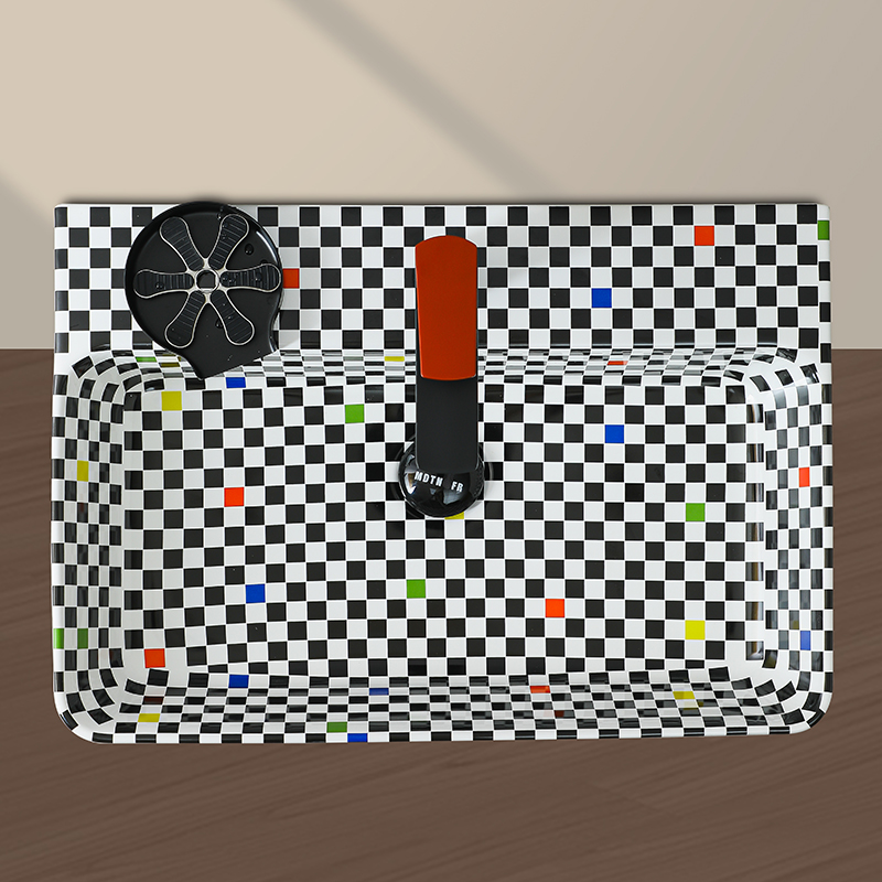 陶瓷单孔创意多功能洗手盆