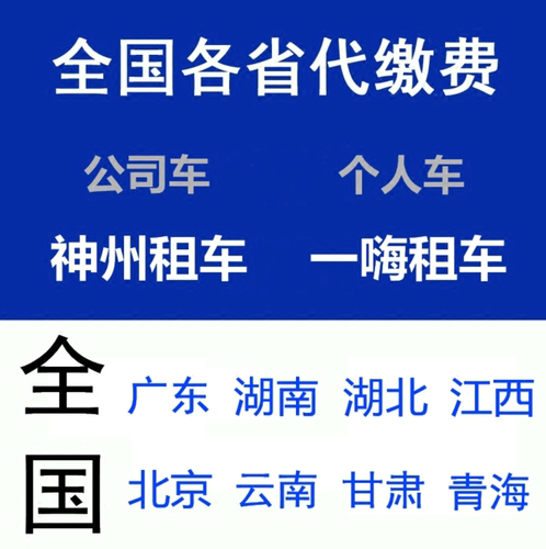 上海一嗨租赁北京神州租赁南京浙江全国异地跑腿罚款代缴实体服务