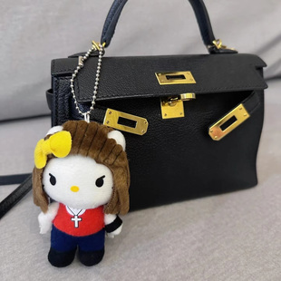 日本代购脏辫rapper歌手hellokitty猫包包挂件书包公仔玩偶挂饰品