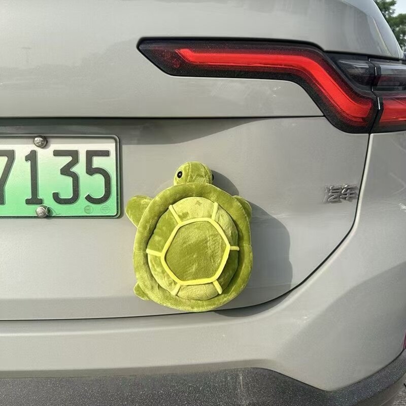 摩托车护蛋保护立体乌龟忍者蜘蛛侠玩偶裆部缓冲仿赛机车防撞神器