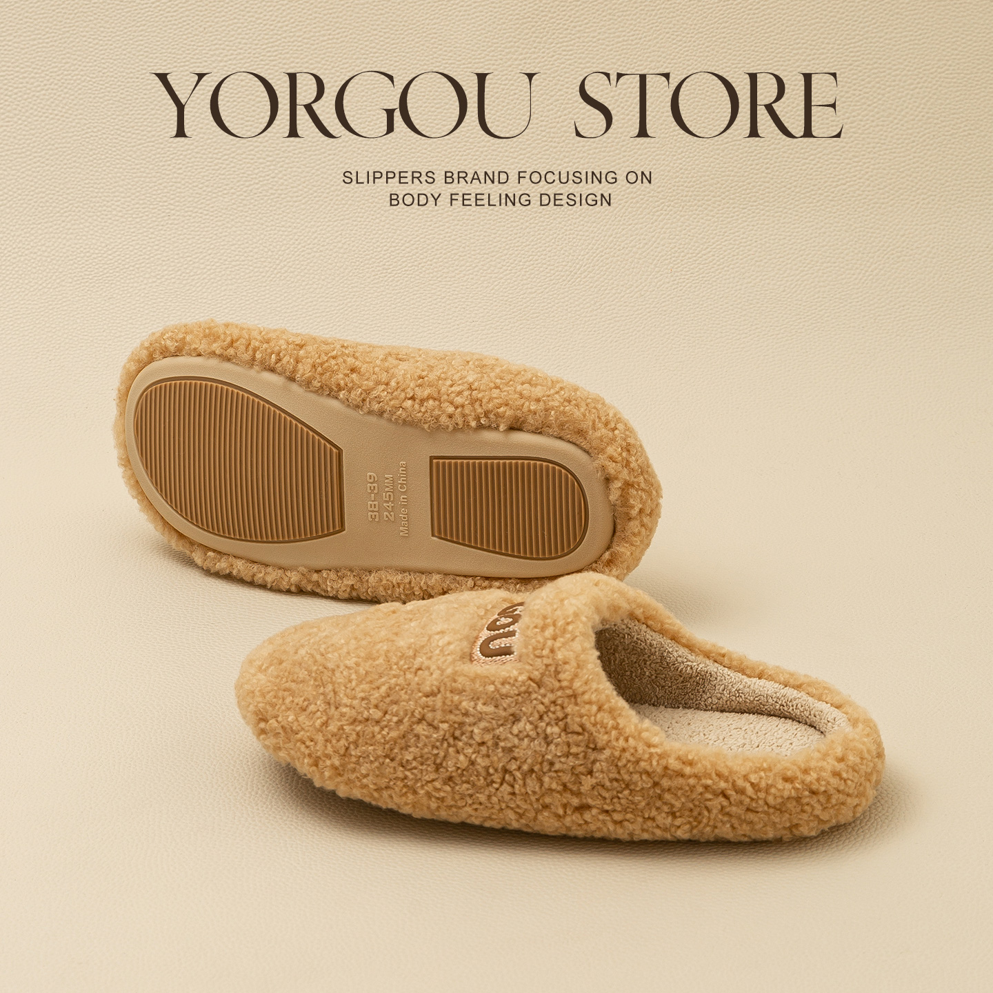 远港柔软静音拖鞋冬天办公室卧室