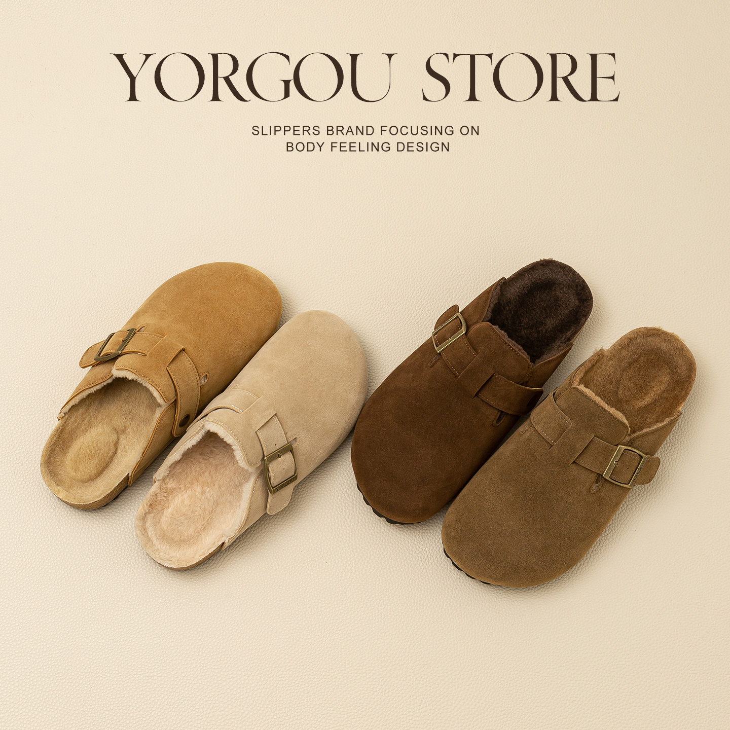 远港休闲复古勃肯拖鞋冬天防滑