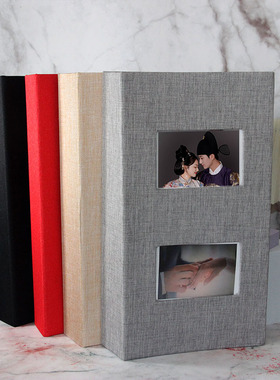 300张国风汉风6寸不塑封和5寸塑封插页式相册