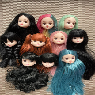 正版散货丽佳娃娃头 植发头