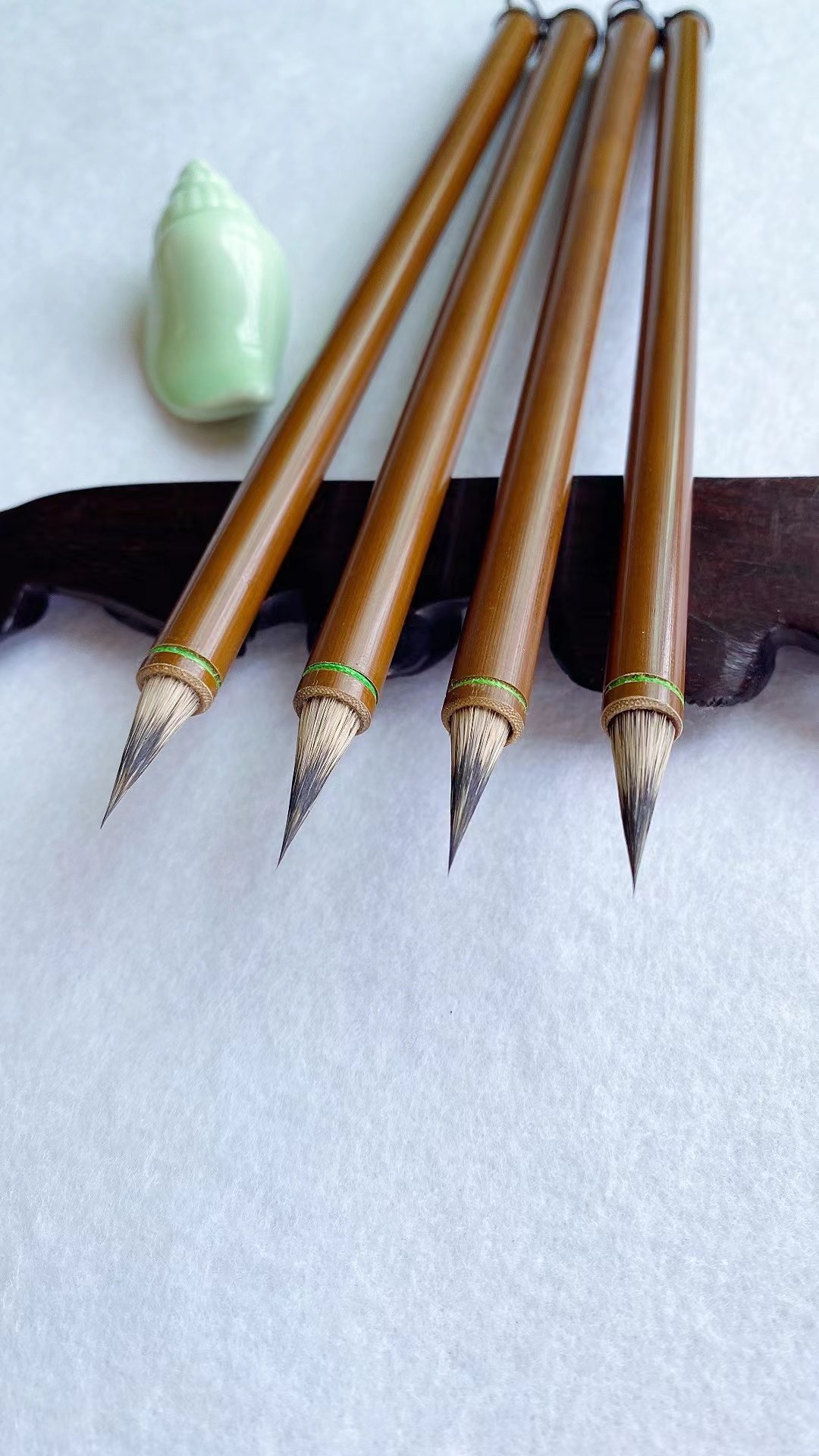 送人自用小楷弹性好紫毫毛笔