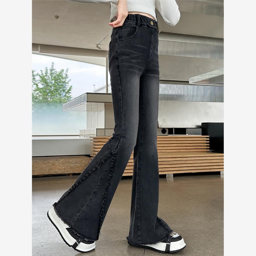 女童牛仔裤2025春秋新款
