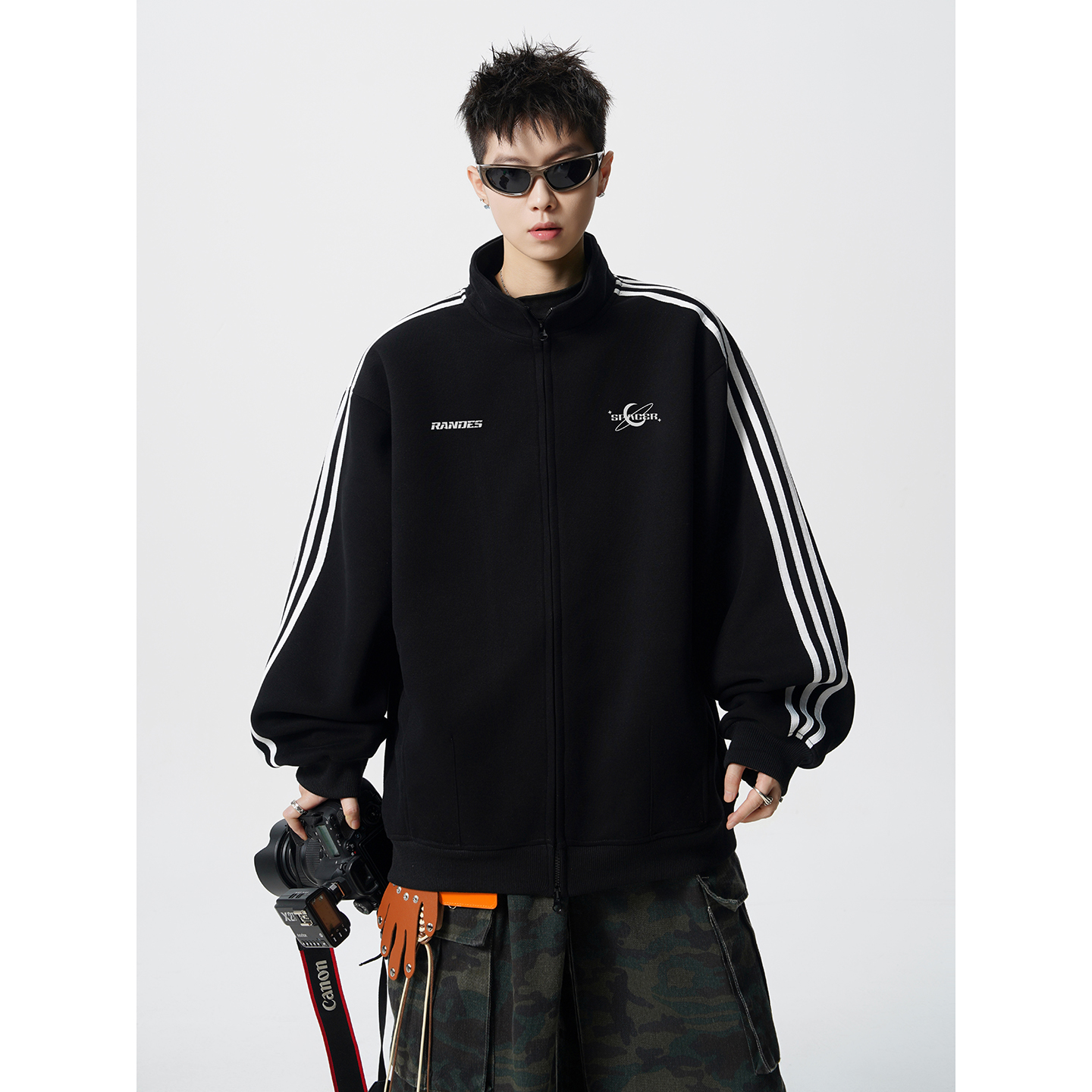 2025新款420克华棉开衫卫衣A336-1-HH1516-特P70（60棉40聚酯纤维，男装卫衣，电商A336-1