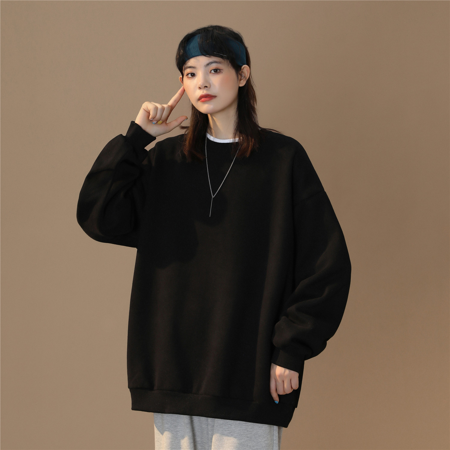 21年秋季新款圆领卫衣197-5-WY002-P38控价48，女装卫衣/绒衫，星座197-5