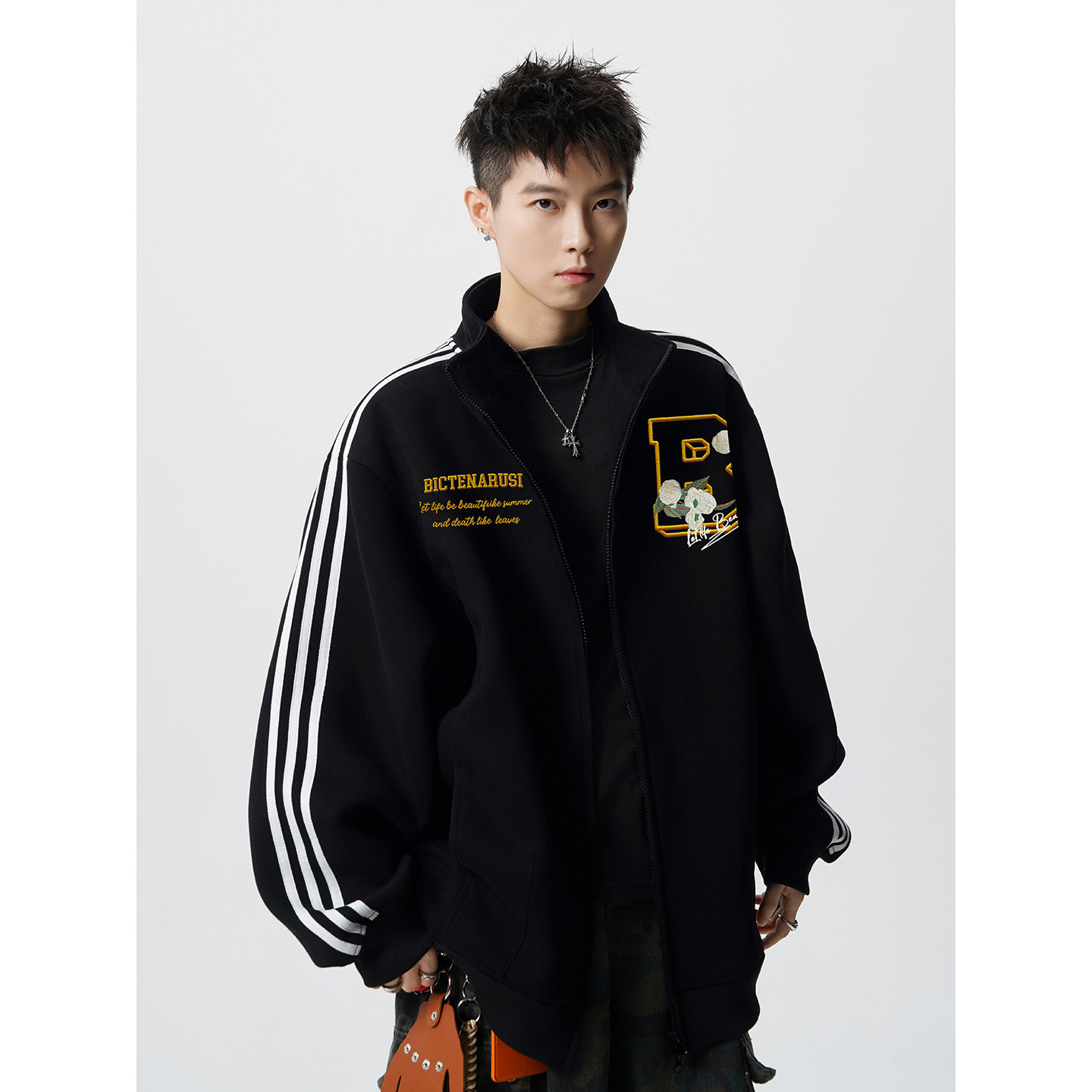 2025新款420克华棉开衫卫衣A336-1-HH1501-特P70（60棉40聚酯纤维,男装T恤,电商A336-1