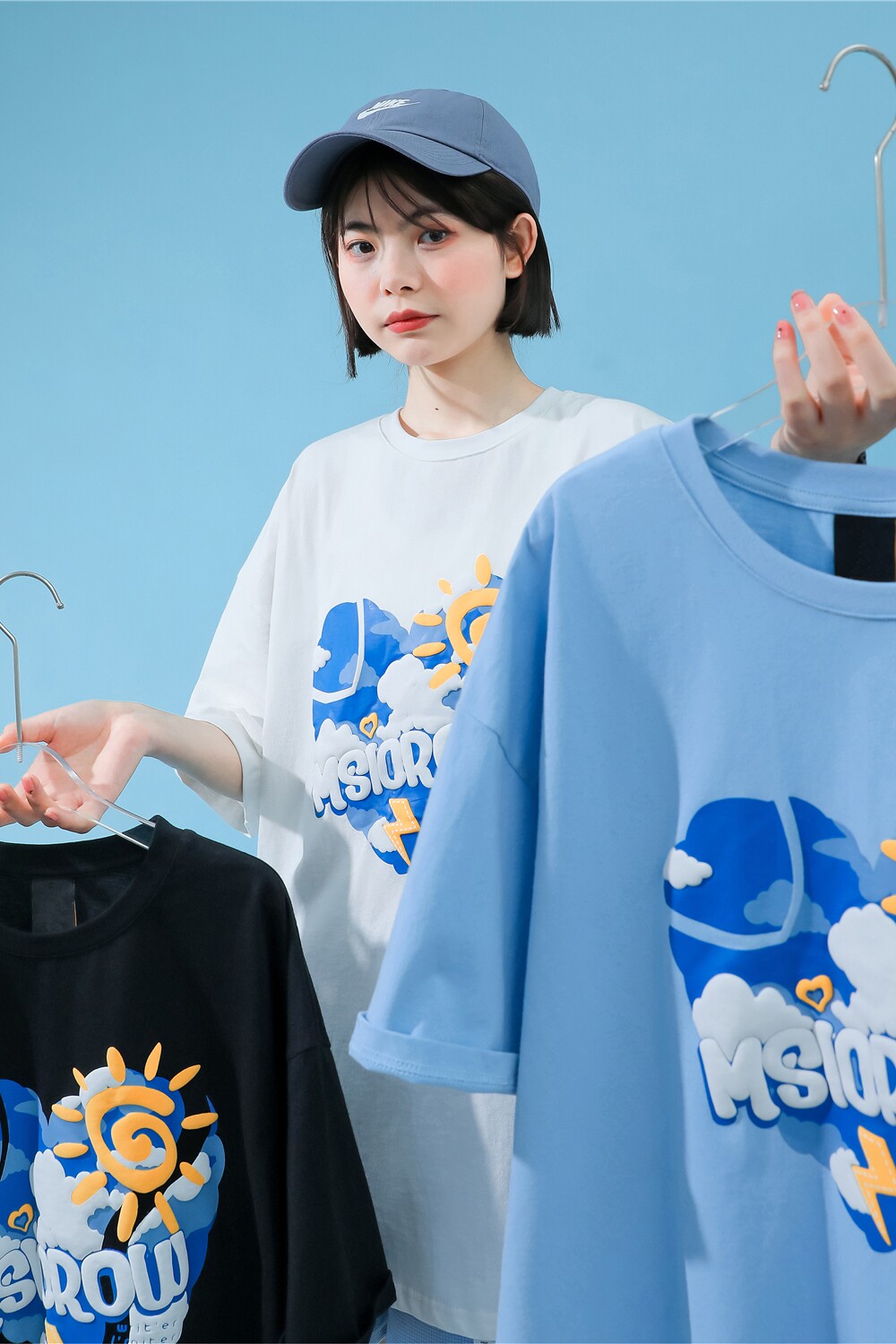 2022年夏季新款短袖197-5-DX106-P38,女装T恤,星座197-5