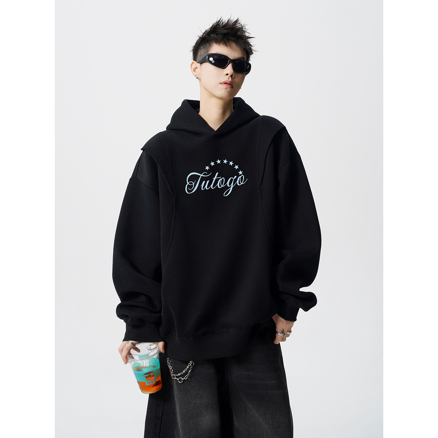 2025秋季新款连帽卫衣A336-1-HH1535-特55（63棉37聚酯纤维），男装卫衣，电商A336-1