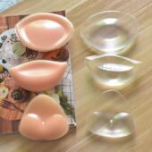 隐形比基尼自粘加厚胸衣插片防水胸罩三角硅胶胸垫小可爱2026新款