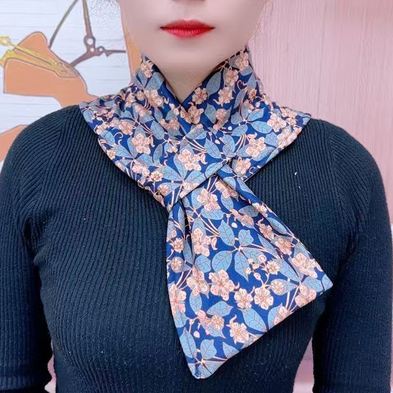 新品德绒护颈护脖防寒保暖假领子百搭围脖护颈女士高档围巾秋冬