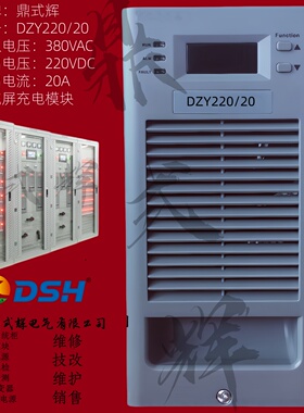 DZY22020直流屏柜充电模块 220V20A 4400W 高频开关电源 智能风冷