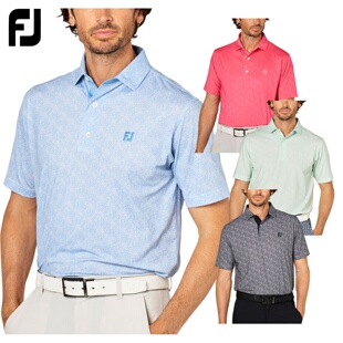 25春夏日本正品FootJoy FJ高尔夫男装印花速干短袖T恤POLO衫代购